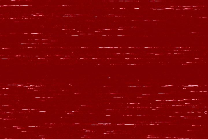 A red background with white lines on it.