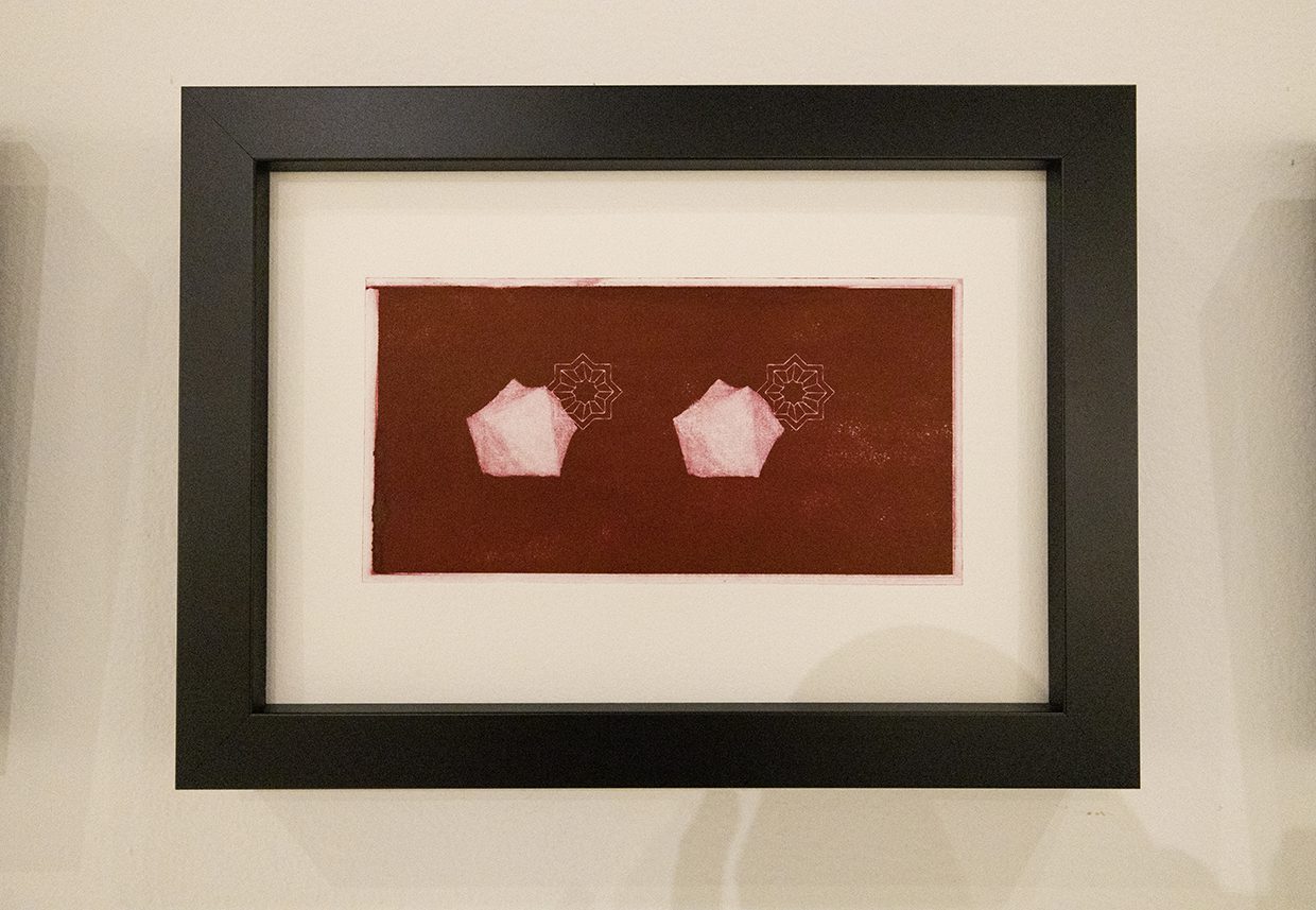 Stereograph intaglio print