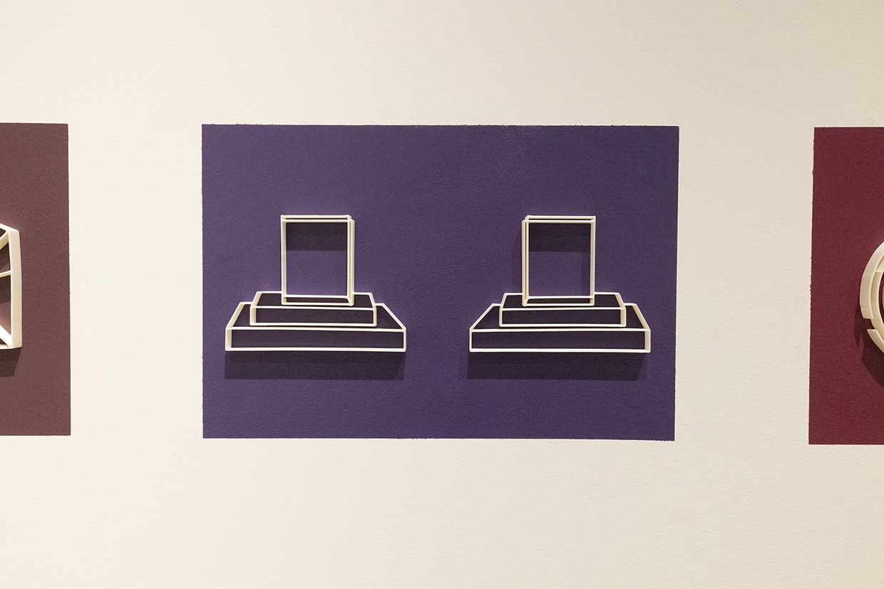 3D printed stereograph line drawing