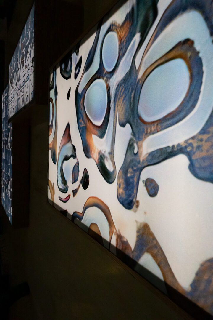 illuminated patterned art